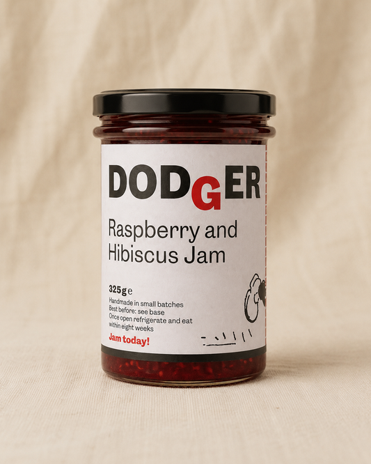 Dodger Raspberry and Hibiscus Jam